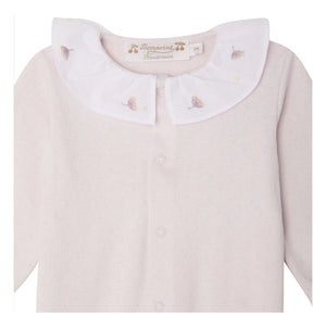 Bonpoint - Lintina Pointelle Organic Cotton Pajamas | Light Pink