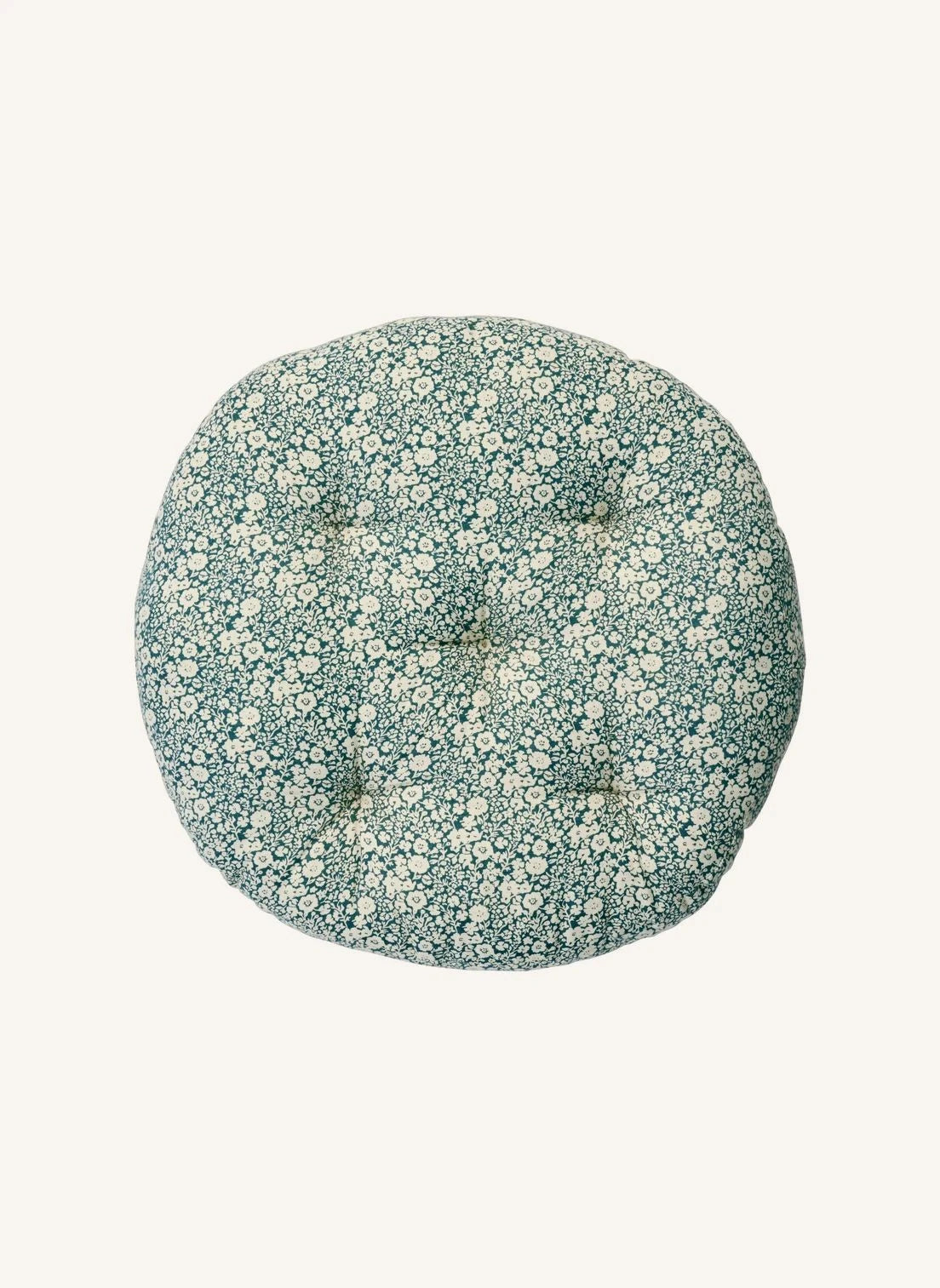 Madam Stoltz - Patterned chair cushion | Blue