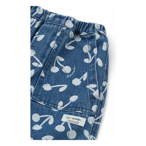 Liewood - Jean Cesar Cherries | Denim Blue