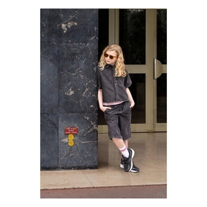 Finger in the Nose - Denim Bermuda Shorts Tate | Gray