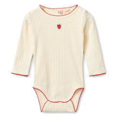 Flöss - Flora Pointelle Body | Krem