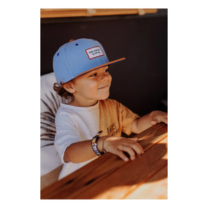 Hello Hossy - Flat Visor Hat | Denim Blue