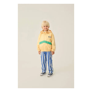 The Campamento - Color Block Recycled Fiber Windbreaker | Light Yellow
