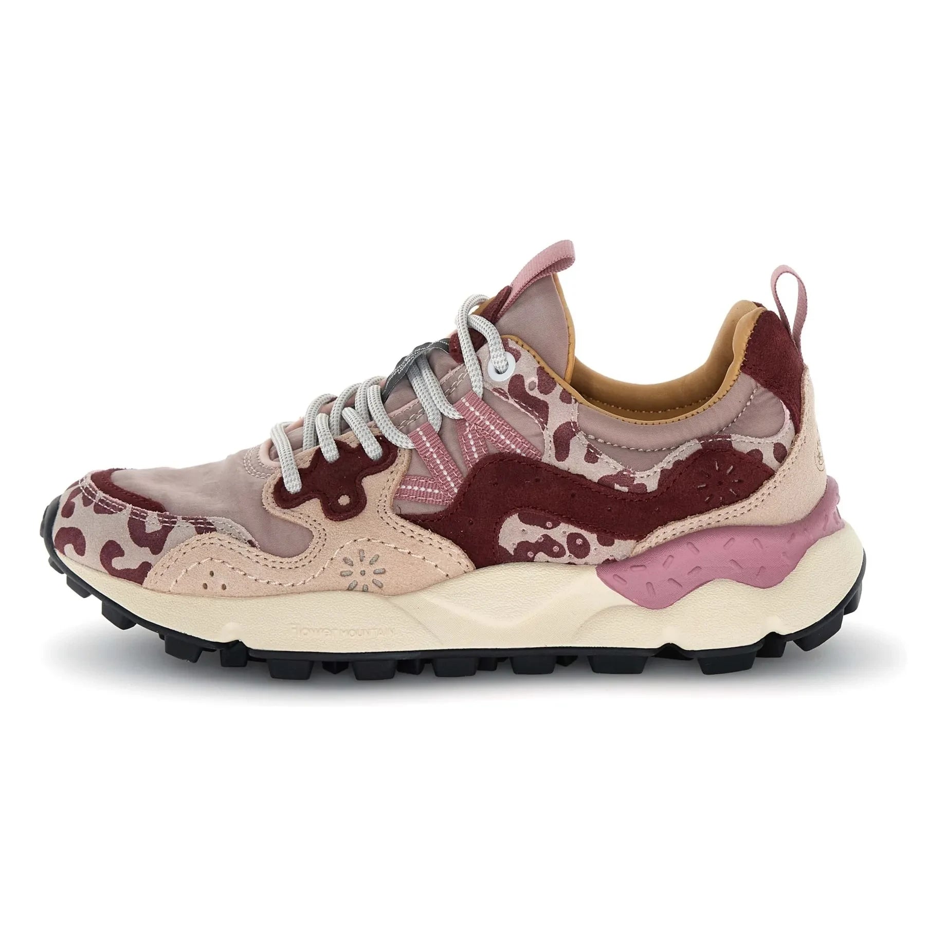 Flower Mountain - Yamano 3 İnek Kadife Sneakers | Pembe