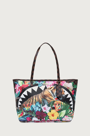 Sprayground - Black Forest-Print Women's Shopping Bag 910T9391NSZ