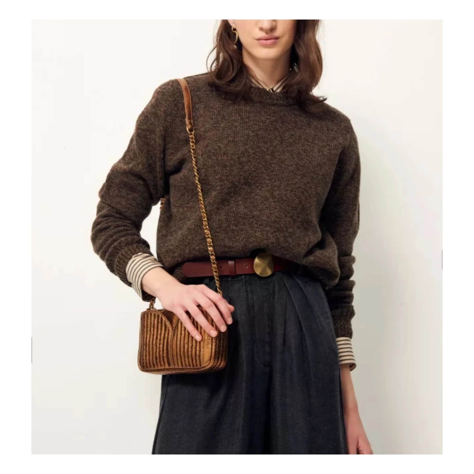 Sessùn - Silty Merino Wool Sweater | Dark Gray