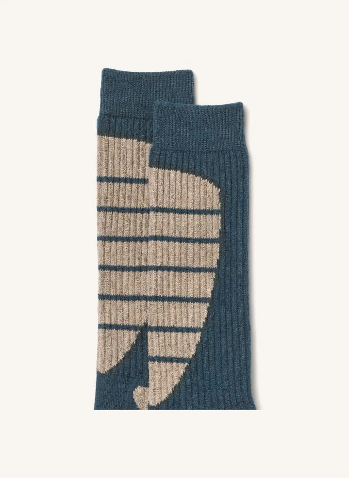 Wheat - Varmo Ski Socks | Mavi