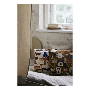 Ferm Living Kids - Village Pillow | Off-white