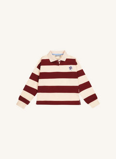 Tumble N'Dry - Adele Organic Cotton Polo Collar Sweater | Faded Pink