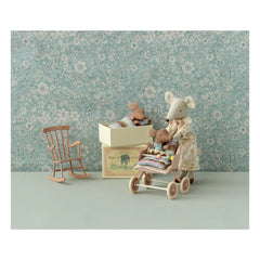 Maileg - Sleepy and Awake Mouse Doll in Box | Pink