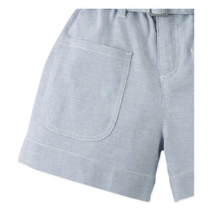 Gingersnaps - Amara Belted Short Shorts | Light Blue