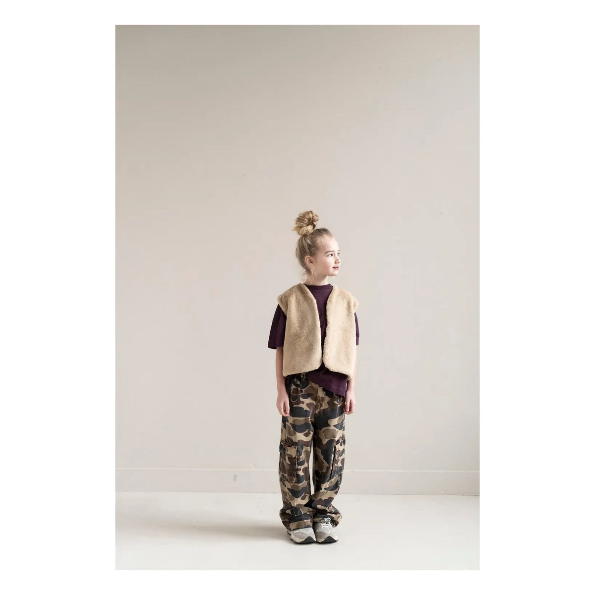 Jenest - Camouflage Cargo Pants | Caramel