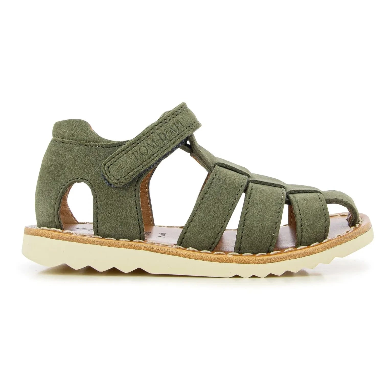 Pom d'Api - Waff Papy Sandals | Khaki