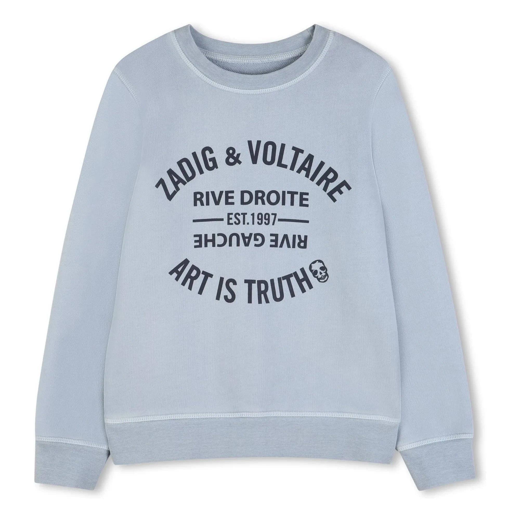 Zadig & Voltaire - Sweat Logo Art Is Truth | Light Blue