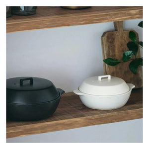Kinto - Ceramic Pot Kakomi 1.2 L | Black