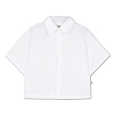 Repose AMS - Square Cut Organic Cotton Shirt | White