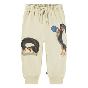 Molo - Simeon Dog Play Organic Cotton Jogger | Off-white