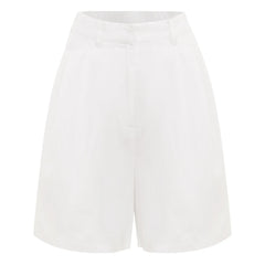 Posse - Marchello Linen Shorts | Ivory