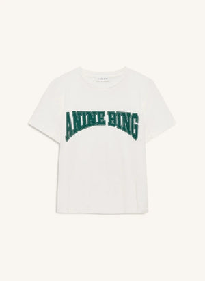 Anine Bing - Shelley Cotton T-Shirt | Ecru