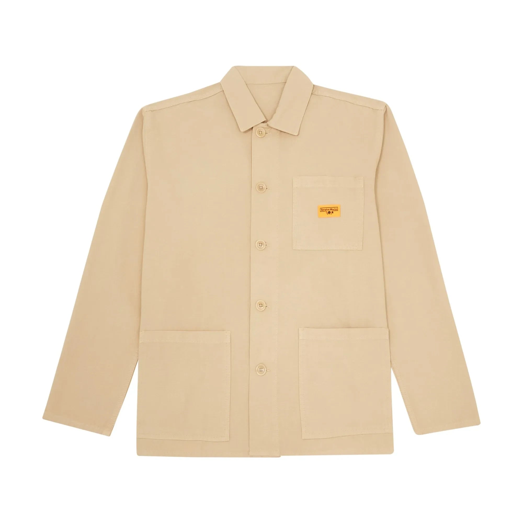 Service Works - Organic Cotton Coverall Jacket | Beige