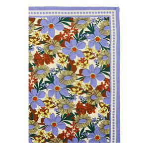 Apaches - Large Floral Latika Shawl | Blue
