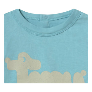 Tinycottons - Organic Cotton Dog T-Shirt | Light Blue