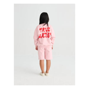 True Artist - Sweat N°11 True Artist Organic pamuk | Soluk Pembe