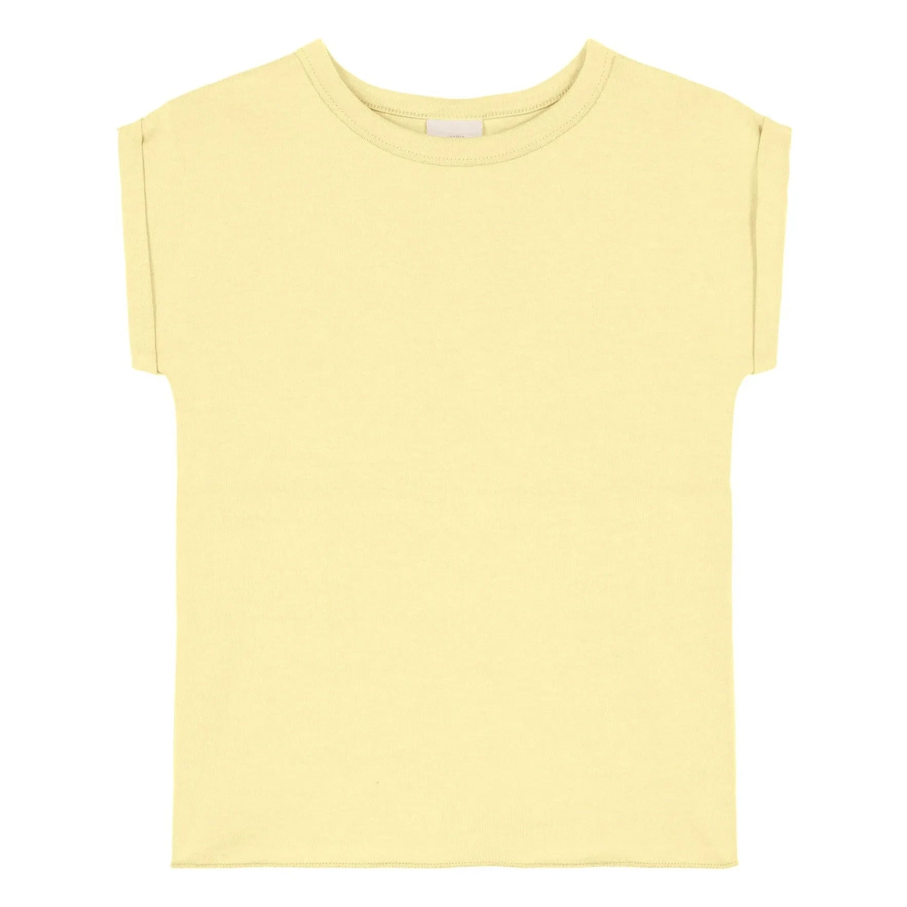 Studio Bohème - Bama Organic Cotton T-Shirt | Light Yellow