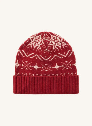 Hundred Pieces - Timber Jacquard Merino Wool Beanie | Brown