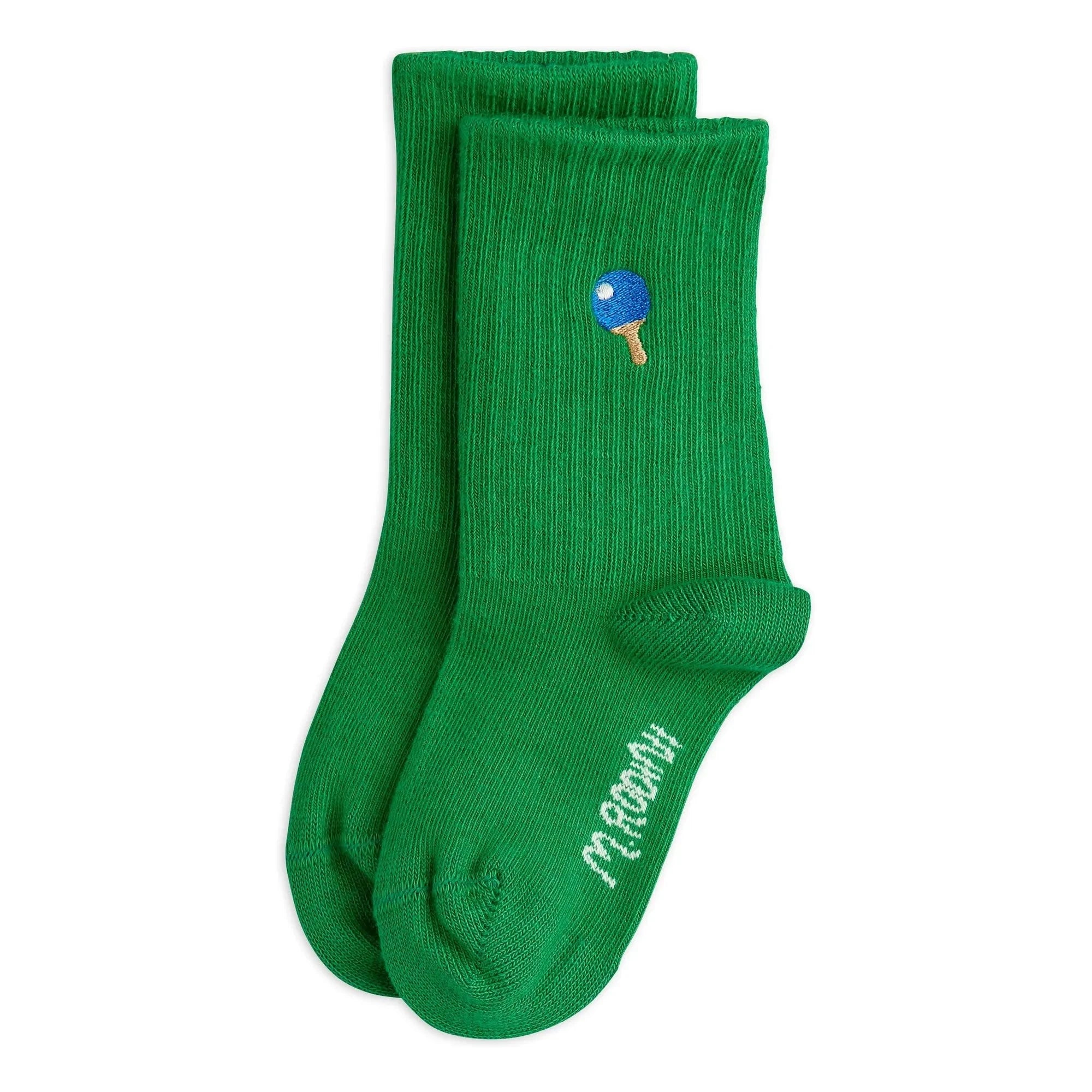 Mini Rodini - Organic Cotton Ping Pong Socks | Green