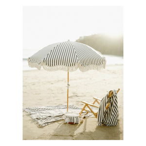 Business & Pleasure Co. - Premium Fringed Sun Umbrella | Black