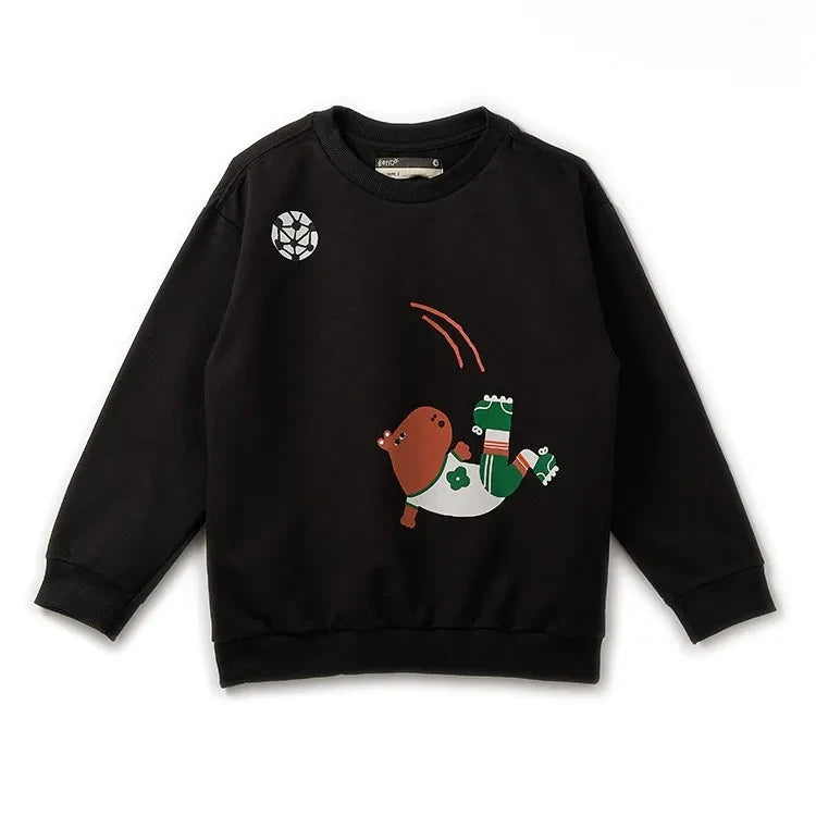 Fabula - Capibara Footed Sweater | Black