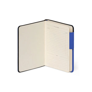 Legami - Notebook with Blank Pages and Monochrome Soft Cover - Eclectic Blue - My Notebook