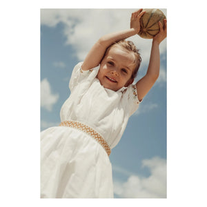 THE LiTTLE POETS - Bordalo Belted Skirt | Mustard