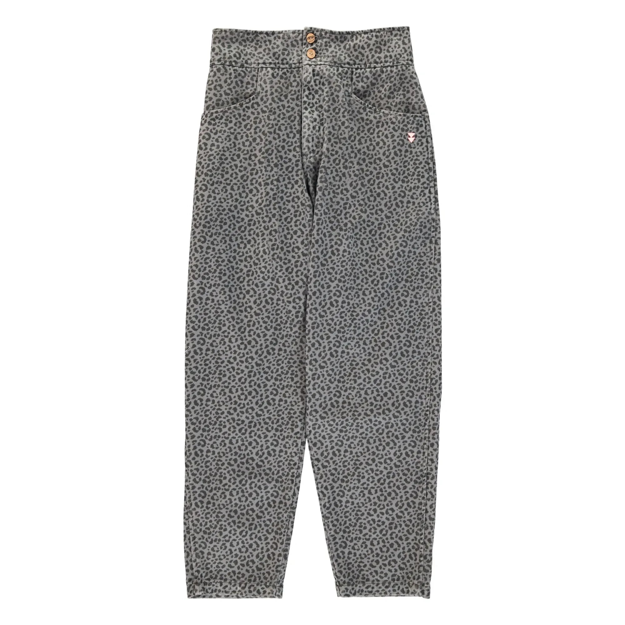 Sisters Department - Cotton Leopard Pants | Gray