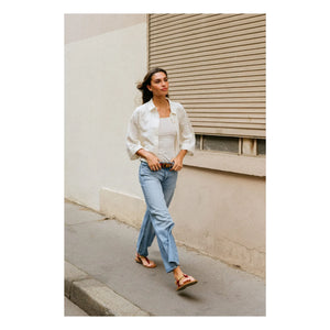 Sacrécoeur - Laelia Circle Shirt | Dirty White