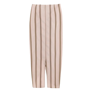 OAS - Gelato Cyan Striped Pareo | Pale Pink