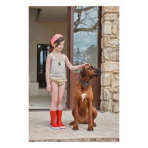 Emile et Ida - Cherry Crochet Top | Cream