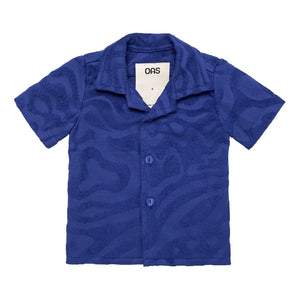 OAS - Cuba Rapture Towel Shirt | Blue