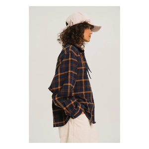 Sacrécoeur - Charlie scarf shirt | Navy