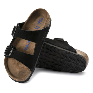 BIRKENSTOCK - Suede and Nubuck Arizona Sandals - Adult Collection | Black