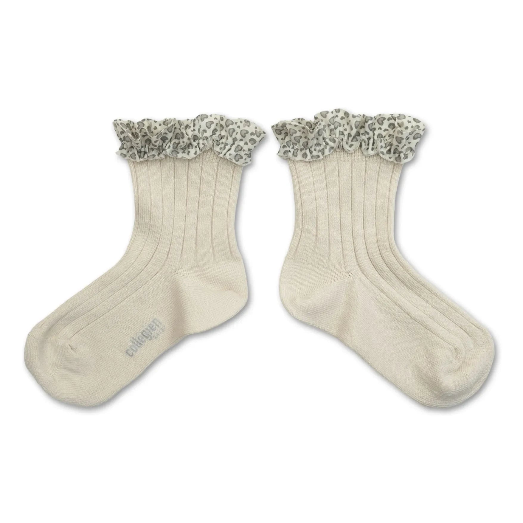 Collégien - Léa Cœurs Socks | Off-White