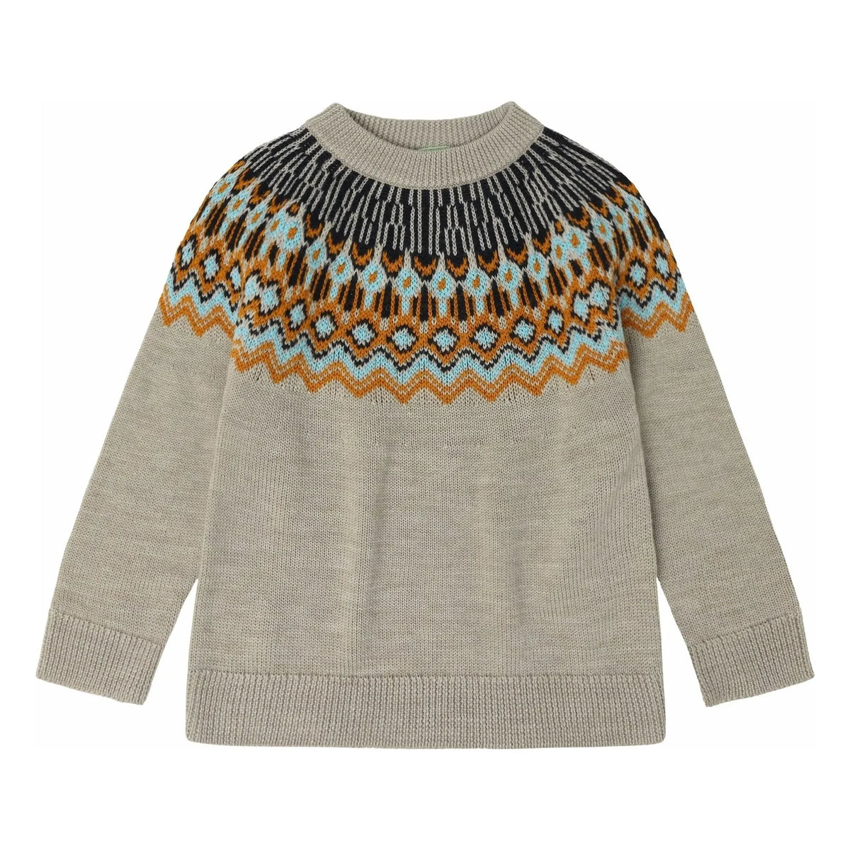 FUB - Lambswool sweater | Heather beige