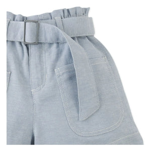 Gingersnaps - Amara Belted Short Shorts | Light Blue