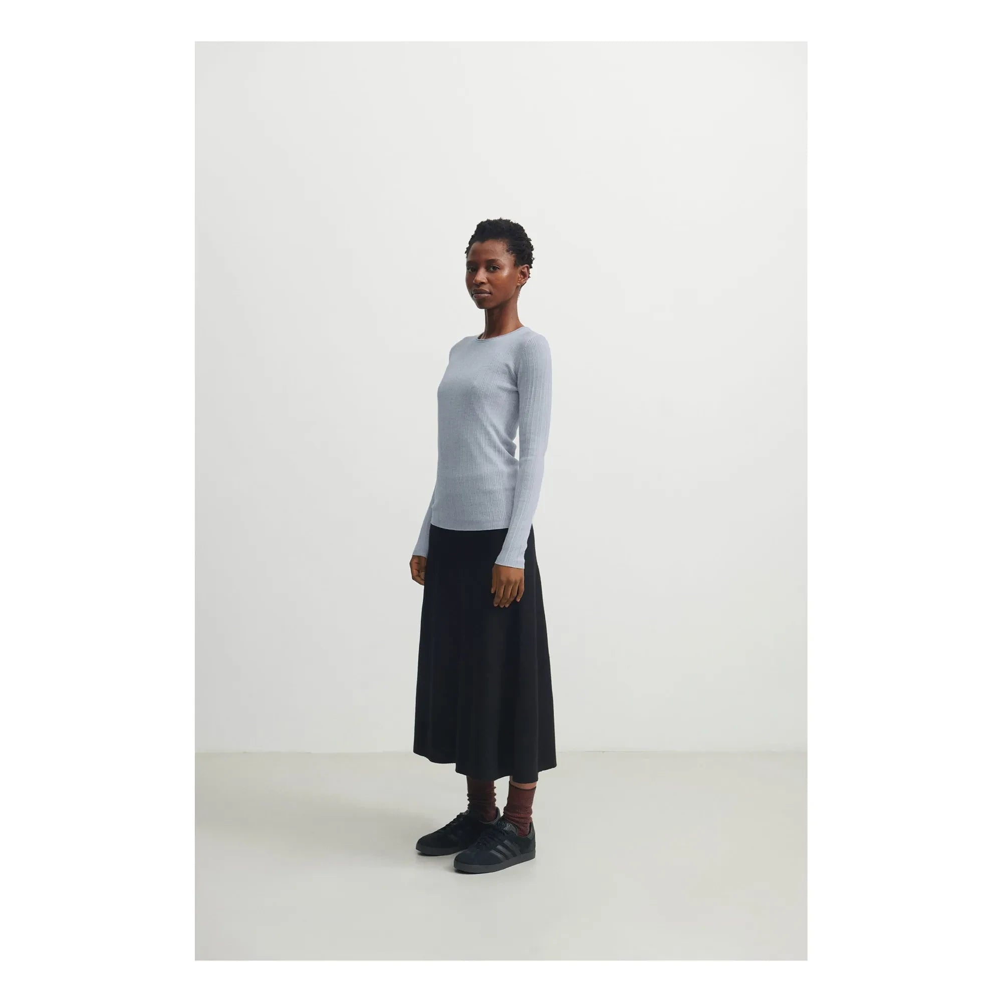 FUB - Merino Wool Skirt - Women's Collection | Black