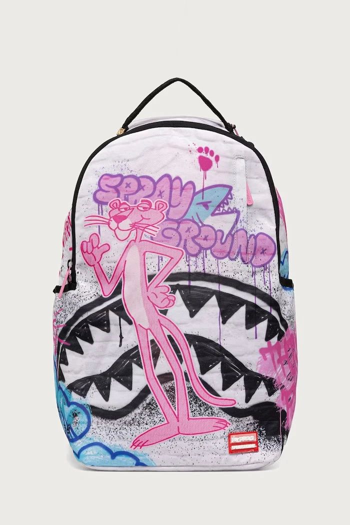 Sprayground - Pembe Panter Beyaz Sırt Çantası 910B9134NSZ