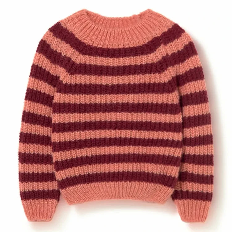 Cozmo - Vigo Striped Sweater | Pink