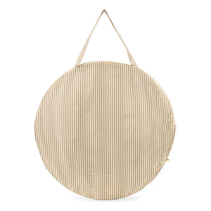Konges Sløjd - Small Foldable Beach Tent Tea Stripe | Beige