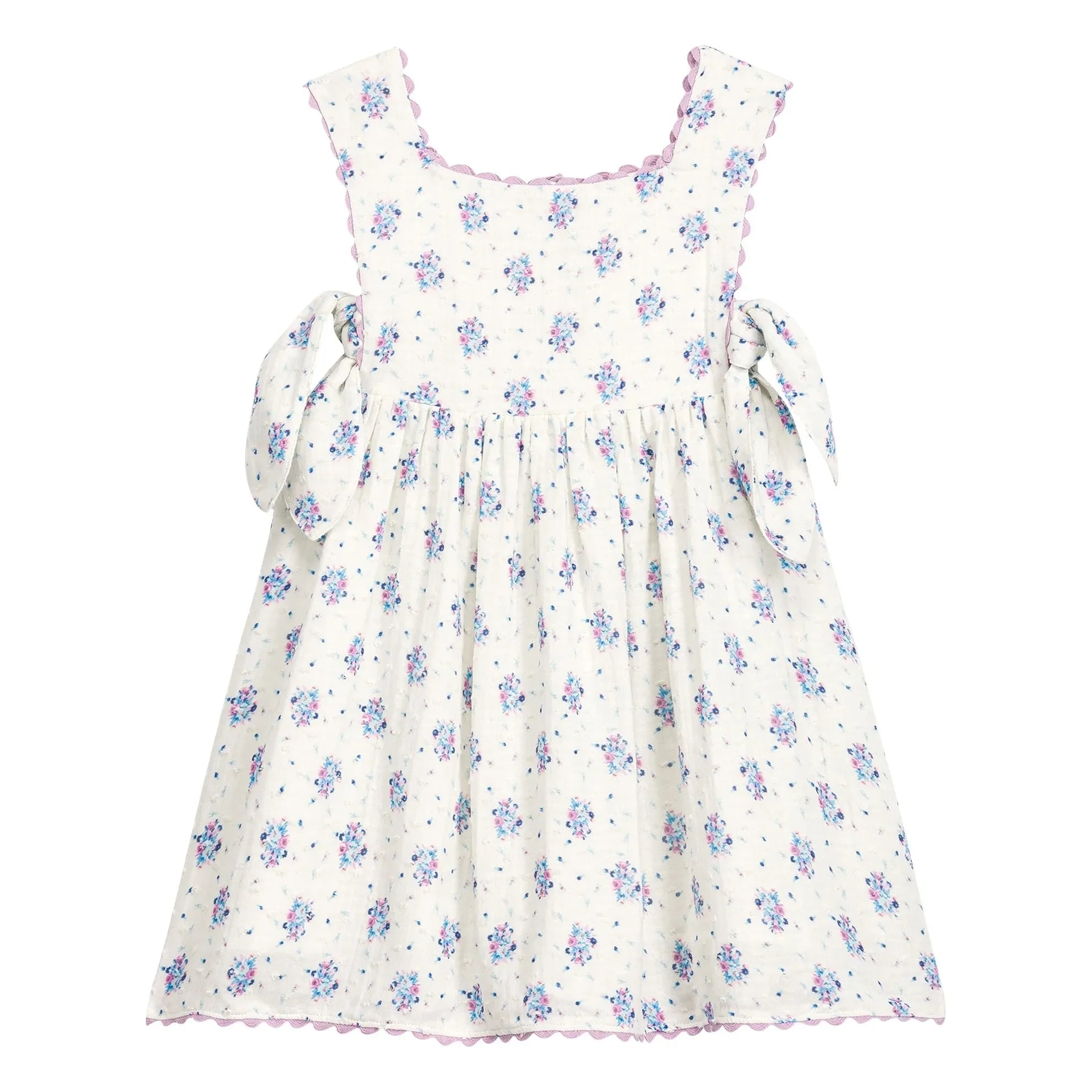 Louise Misha - Aloisa Fleurie Strap Dress | Cream