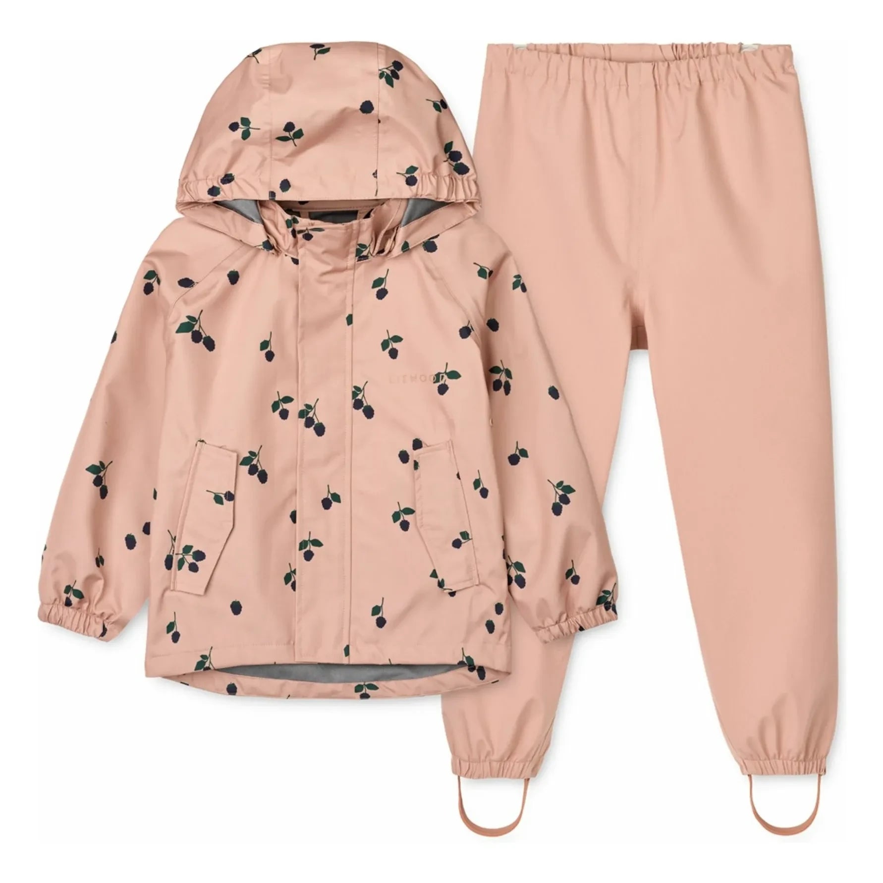 Liewood - Pedia Recycled Fiber Rain Set | Pink